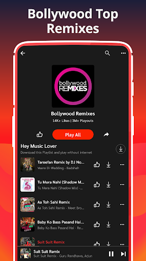 Gaana Hindi Song Music App स्क्रीनशॉट 7