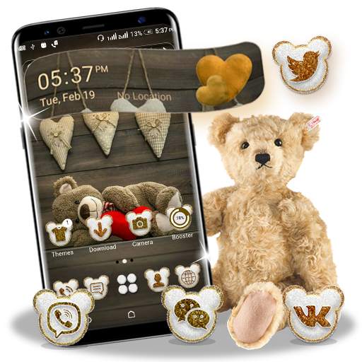 Teddy Bear Launcher Theme