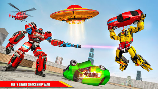 Space Robot Transport Games 3D screenshot 7