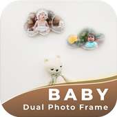 Baby Dual Photo Frame on 9Apps