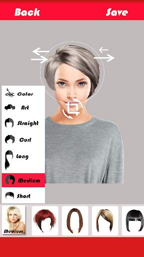 Change Hairstyle स्क्रीनशॉट 3