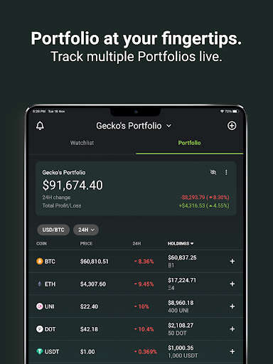 CoinGecko - Live Crypto Prices screenshot 3