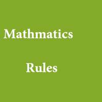 Mathematics Rules