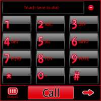 GO Contacts Black & Red Theme