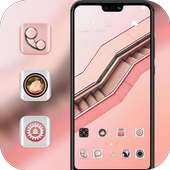 Abstract theme | pink gradient footsteps wallpaper on 9Apps