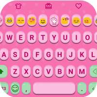 Pink Jelly Emoji Keyboard Skin
