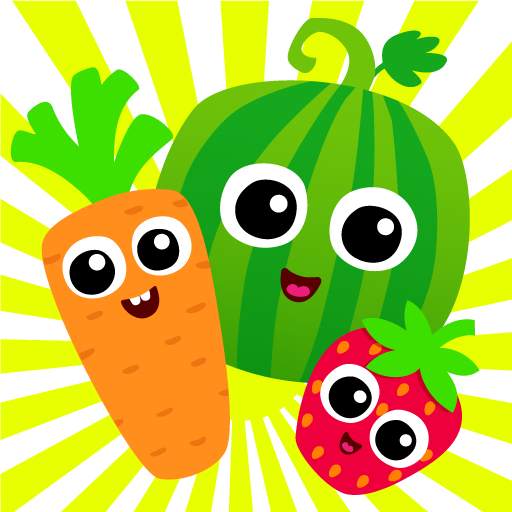 Smart Foodies! Kids Learning games for toddlers