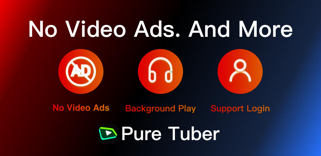 Pure Tuber - Block Ads for Video, Free Premium 1 تصوير الشاشة