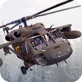 Resgate Helicóptero do exércit