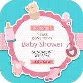 Baby Shower Invitation Card Maker on 9Apps