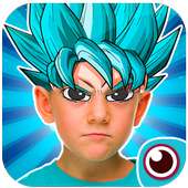 super saiyan hero photo editor : camera sticker on 9Apps