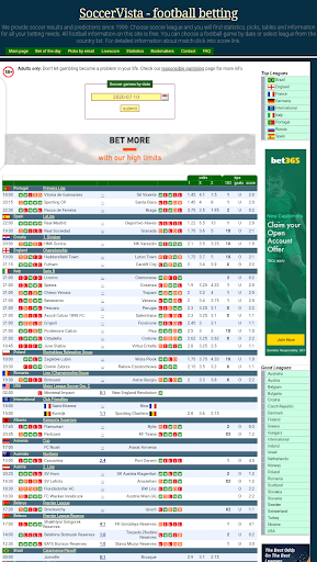 Soccervista live outlet score