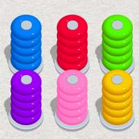 Puzzle Game: Color Hoop Sort
