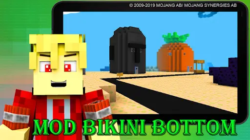 Sponge Bob Minecraft - Bikini Bottom MCPE Mods APK for Android