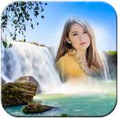 Waterfall photo frame