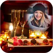 Candle Light Dinner Photo Frames on 9Apps