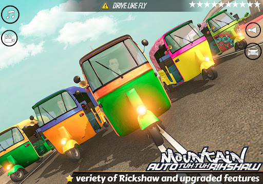 Mountain Auto Tuk Tuk Rickshaw Permainan Baru 2020 screenshot 12