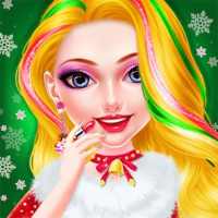 Christmas Dress up and Makeup Game