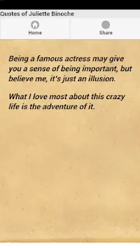 Juliette Binoche quote: What I love most about this crazy life is