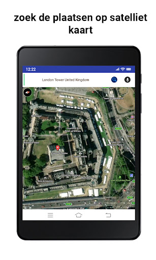 GPS satelliet kaart live aarde screenshot 1