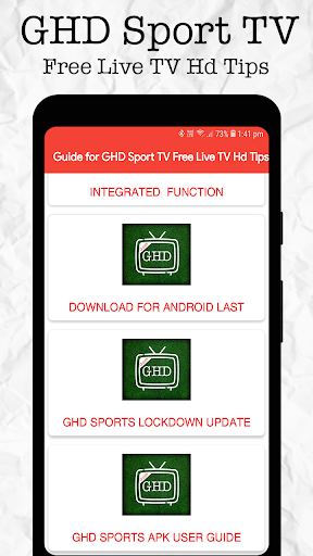 Ghd sports tv discount apk