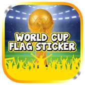 World Cup 2018 Flag Sticker on 9Apps