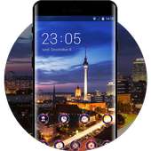 City Night Live Wallpaper Shanghai Landscape theme on 9Apps