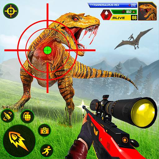 Wild Dino Hunting Gun Games