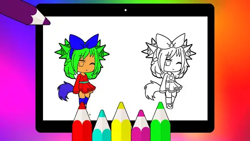 Descarga de la aplicación Dibujos para colorear de Gacha Life 2023 - Gratis  - 9Apps
