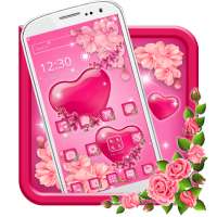 Gleaming Pink Hearts Theme