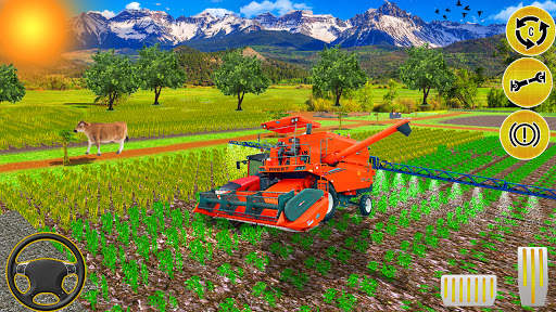 Tractor Farmer Simulator : Farming Games 2021 1 تصوير الشاشة
