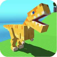 Blocky Dino Park T-Rex Rampage