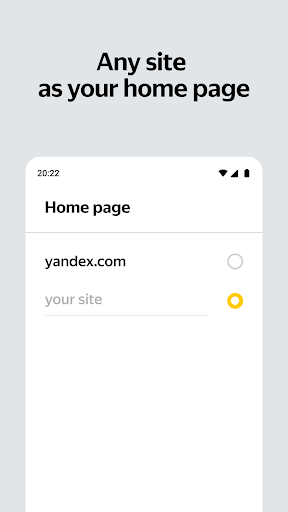 Yandex Start screenshot 2