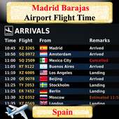 Madrid Barajas  Airport Flight Time on 9Apps