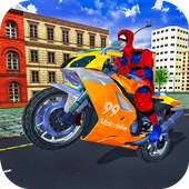 Super Spider Hero Motorcycle Simulator: Mega Ramp