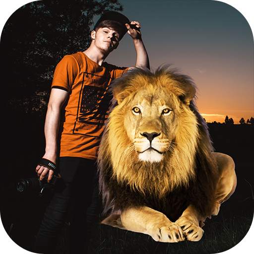 Lion photo Editor - Lion Photo Frame