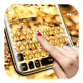 Sparkle Gold Schmuck Tastatur