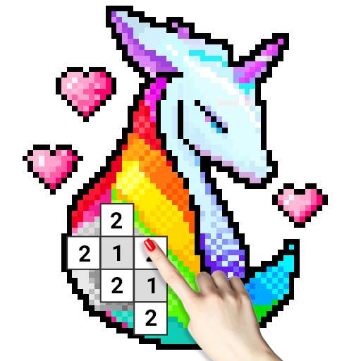 Pix123 - Color by Number, Pixel Art Relaxing Paint