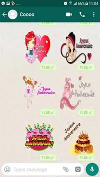 Happy Birthday Stickers Joyeux Anniversaire Apk Download 22 Free 9apps