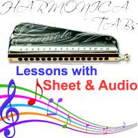 Harmonica Tabs (Music Theory and Midi)