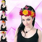 Stylish Girl Flower Crown on 9Apps