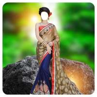 Woman Fancy Saree Photo Suit - Designer Saree on 9Apps