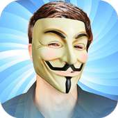 Anonymous Mask Photo Stickers on 9Apps