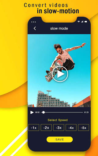 Slow Motion Video, Fast Movie Maker App скриншот 1