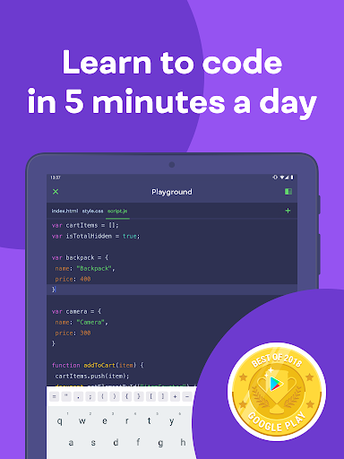 Mimo: Learn coding in JavaScript, Python and HTML screenshot 15