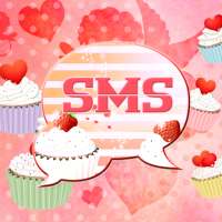 컵케익 심장 테마 GO SMS Pro