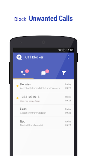 Call Blocker - Blacklist скриншот 1