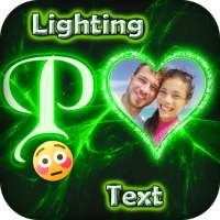Lighting Text Photo Frames