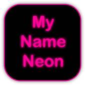 My Name Neon Live Wallpaper