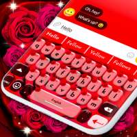 Red Rose Emoji Keyboard on 9Apps